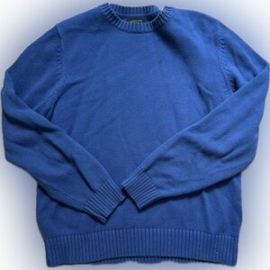 Men’s Land’s End blue drifter sweater